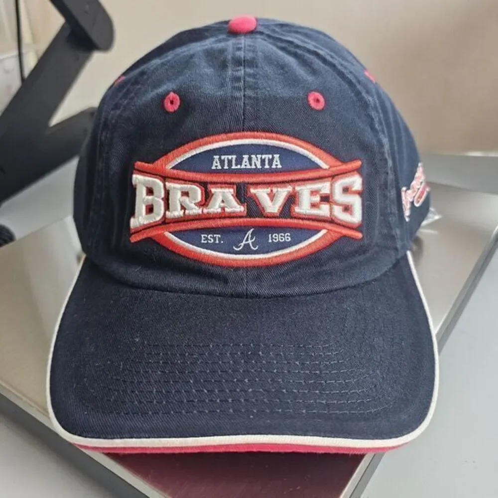 VINTAGE Atlanta Braves MLB‎ Baseball Drew Pearson Hat Strapback Unworn Sports